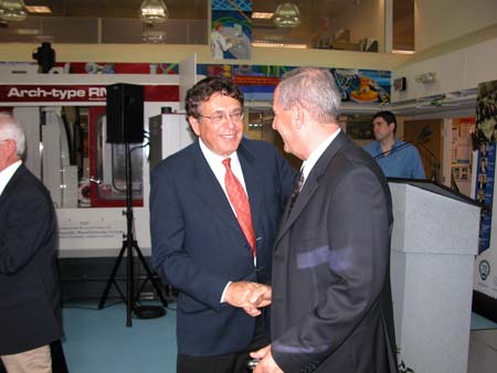 Reuven Katz and Professor Koren